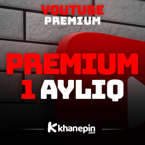 YouTube Premium 1 Aylıq