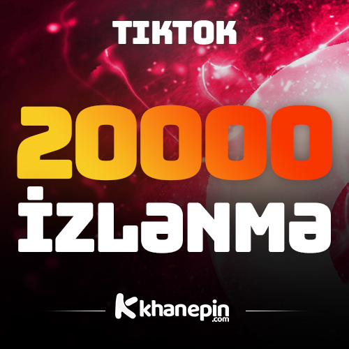 TikTok 20000 izlənmə