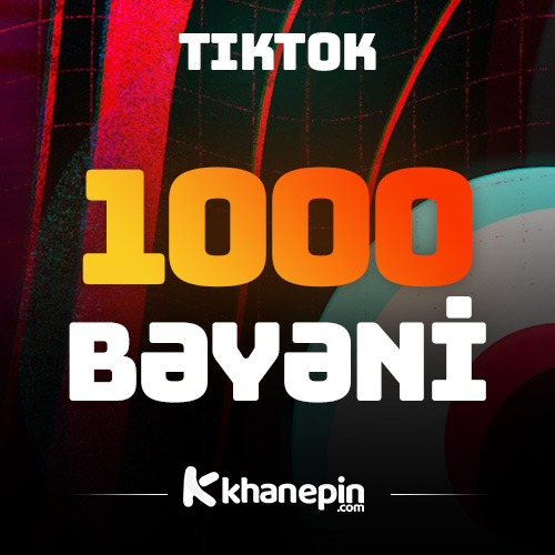 TikTok 1000 Bəyəni